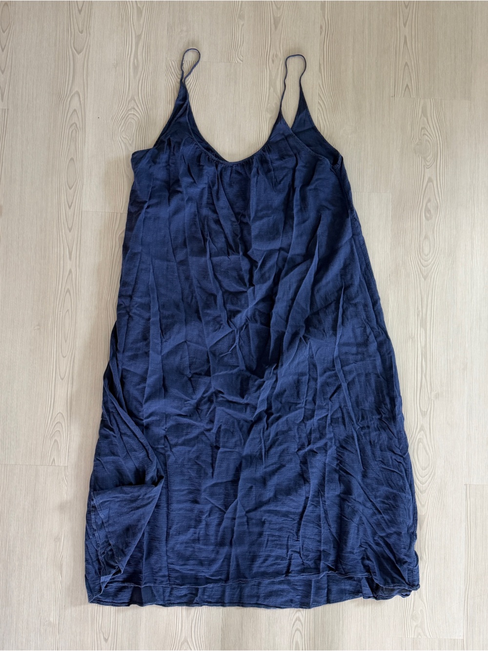 Navy Sleeveless V-Neck Maxi Dress